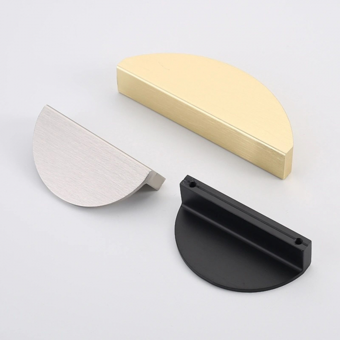 Maner mobila HALF MOON 64 mm, negru mat [2]