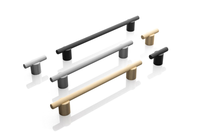 Maner mobila LINEA, inox [2]