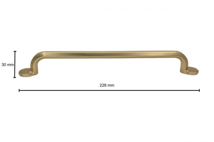 Maner mobila NOVARA 192 mm, brushed gold [6]
