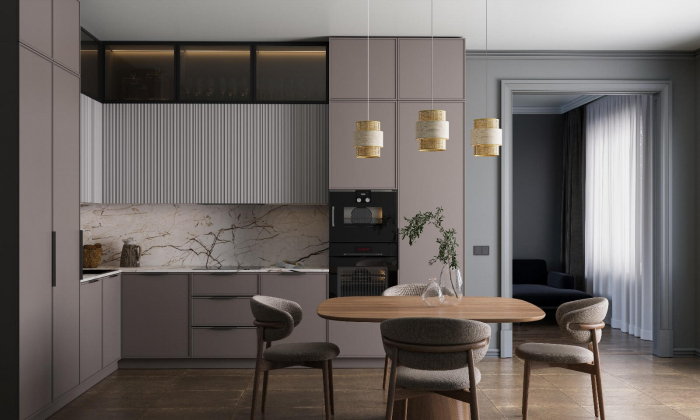 Maner mobila PILLAR 1200 mm, negru mat [5]