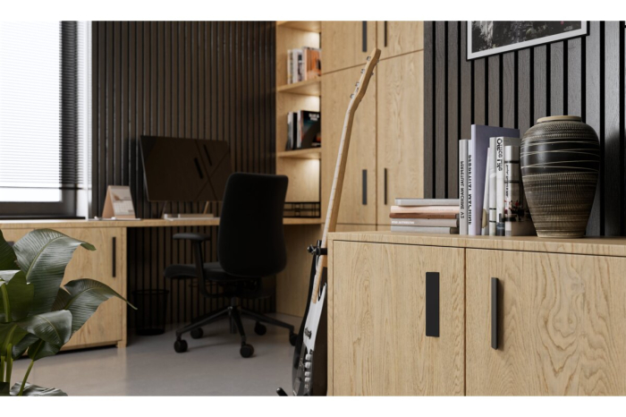 Maner mobila TIROS, negru mat [5]