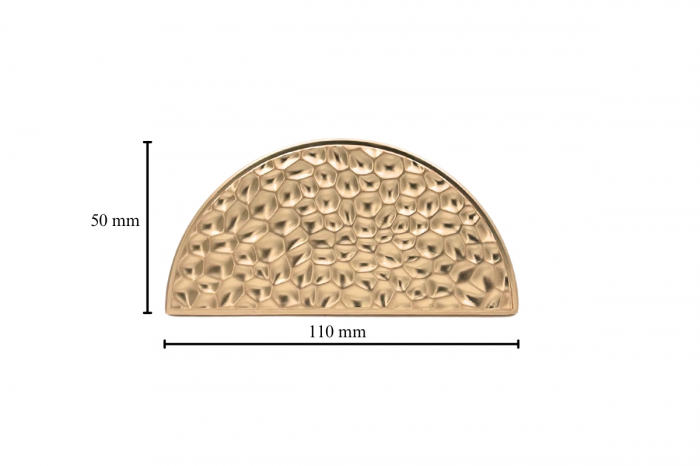 Maner mobila TORINO 64 mm, brushed gold [6]