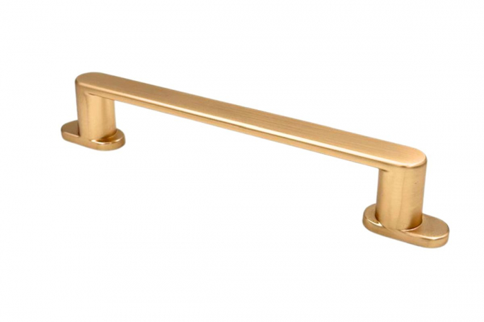 Maner mobila TOWER 128 mm, brushed gold [2]