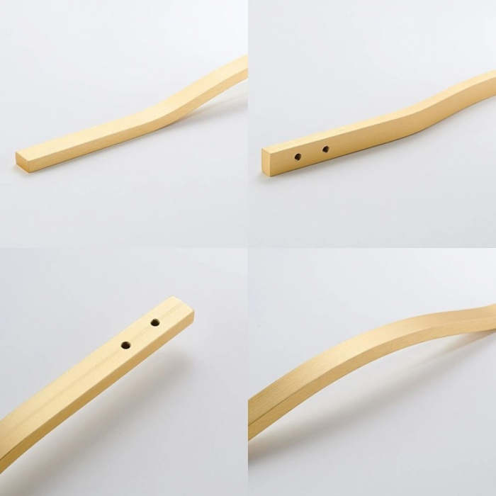 Maner mobila VITO 160/ 192 mm, brushed gold [4]
