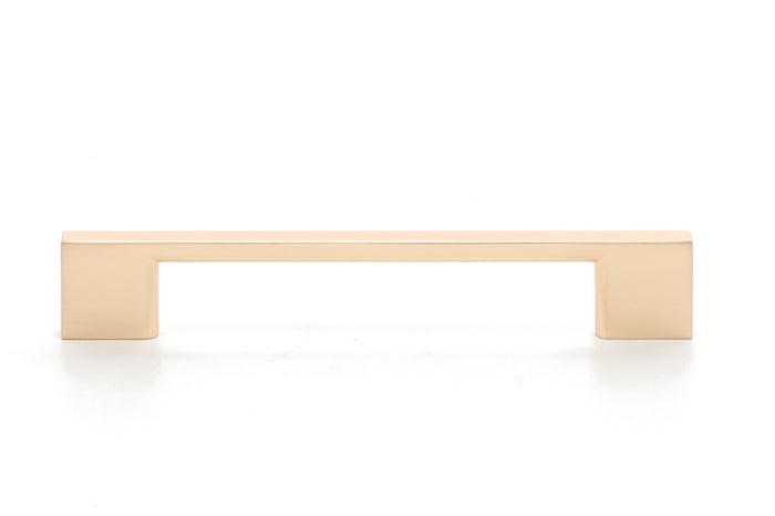 Maner mobila ZAMAK 128 mm, brushed gold [4]