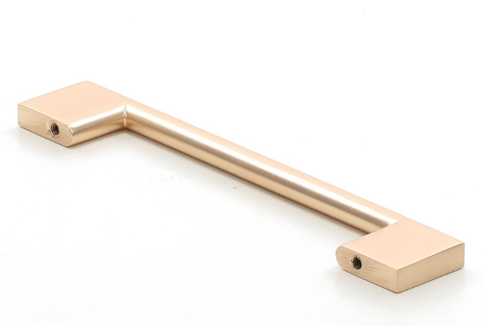 Maner mobila ZAMAK 128 mm, brushed gold [6]