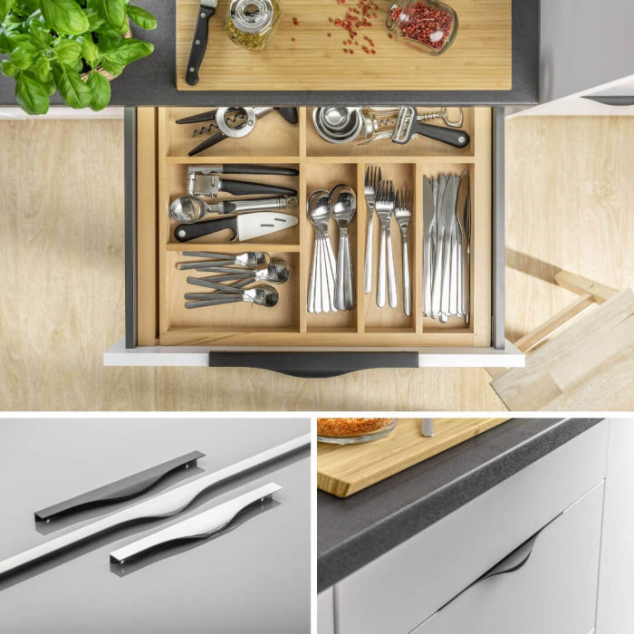 Maner mobila PICADO 296 mm, negru mat [3]