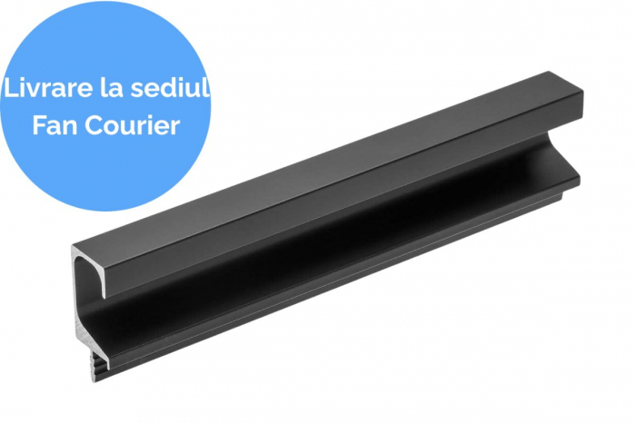 Maner profil C 3.5 m, negru mat [1]