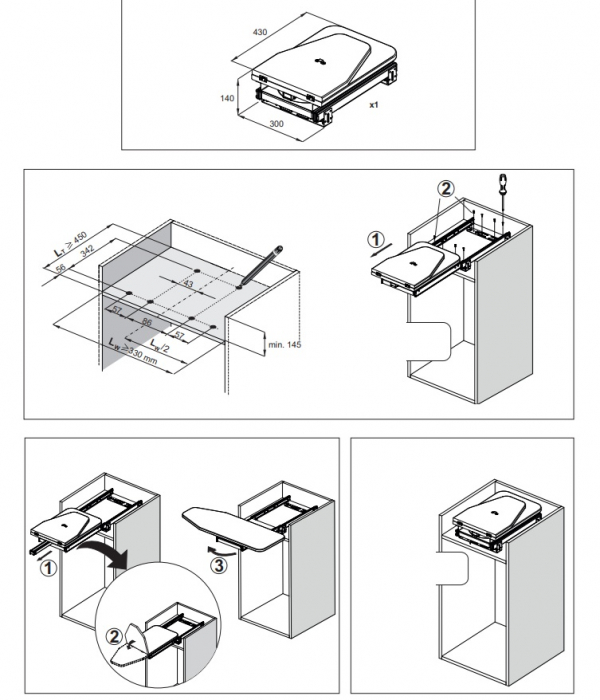 Masa de calcat ROYAL 430x300x140 mm [2]