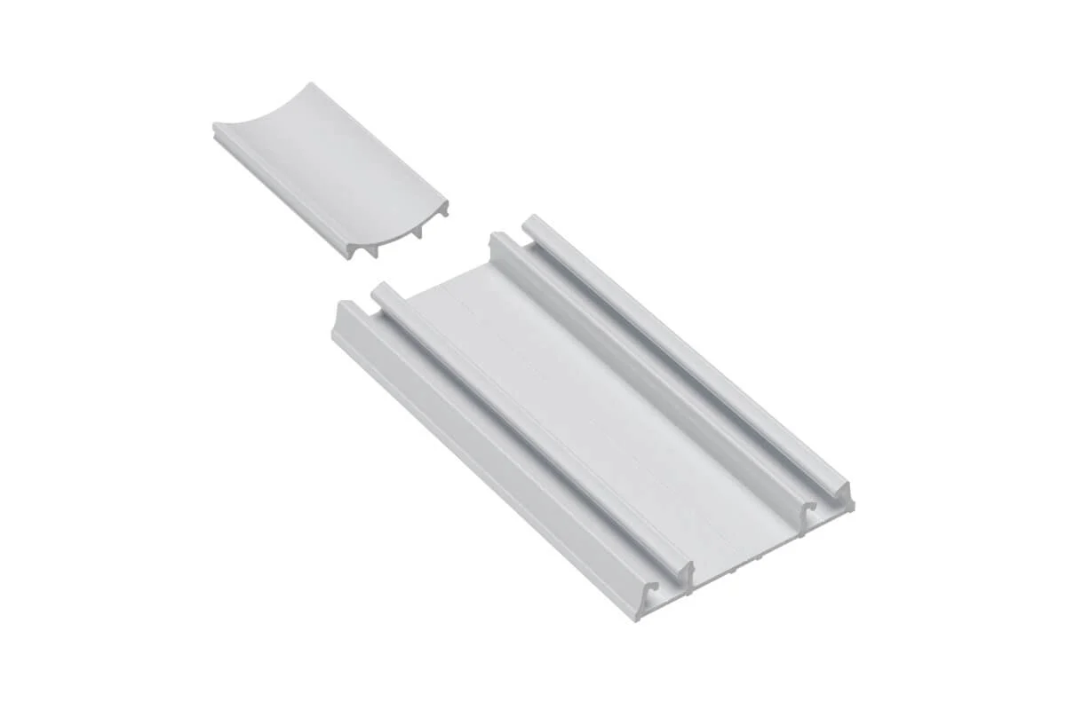Masca pentru sina inferioara culisare dressing PRO, L 3000 mm, alb mat [2]
