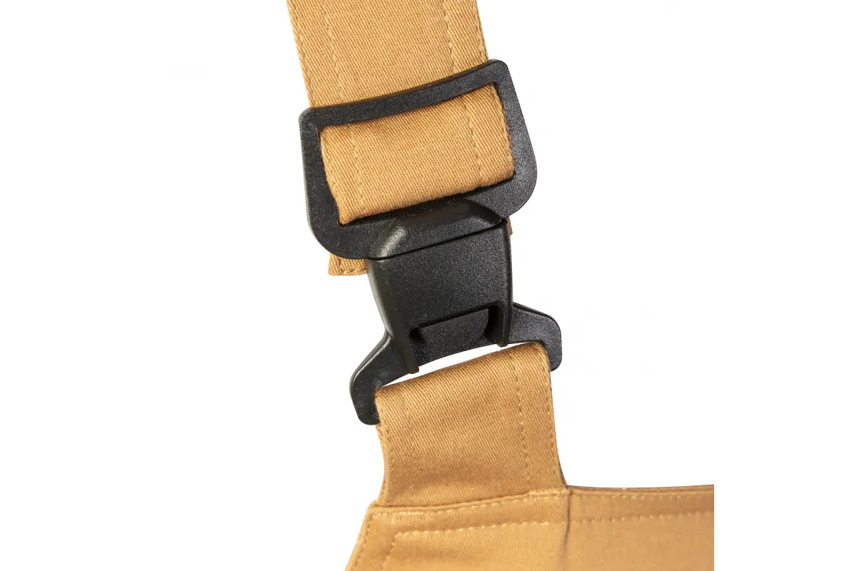 Pantalon salopeta cu pieptar EDGAR II, negru/bej [5]