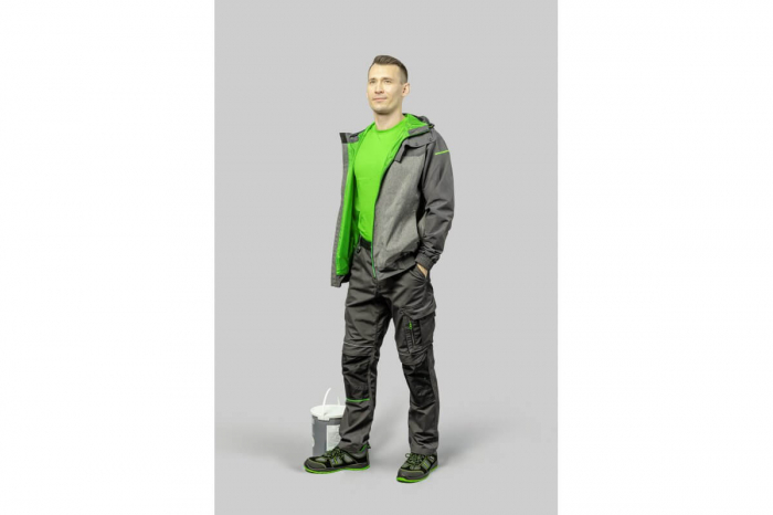 Pantaloni de lucru LEMBERG, gri inchis [3]