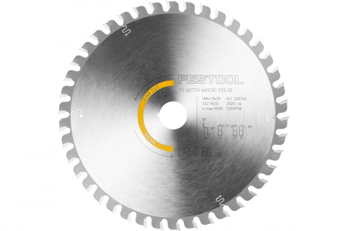 Panza fierastrau WOOD FINE CUT HW 168x1,8x20 WD42 [2]