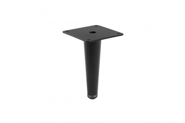 Picior mobila SPIRE H130 mm, negru mat [1]