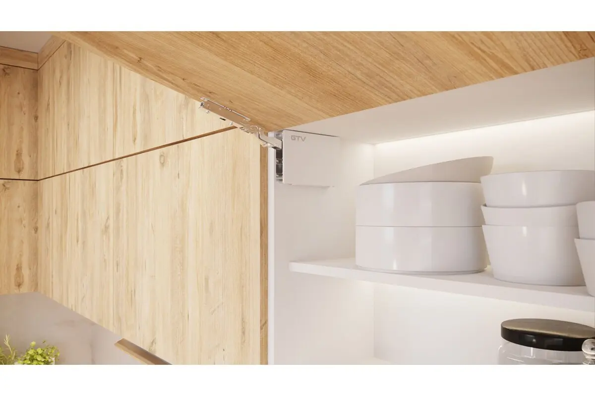 Piston de ridicare HORIZON putere 1100 - 2250, greutate front 2.8 - 7 kg, inaltime front 300 - 650 mm, alb [2]