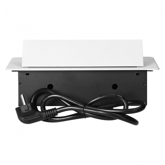 Priza incorporabila in blat 2 x Schuko, USB A + C, 3.6 A, cablu 1.5 m, alb [4]