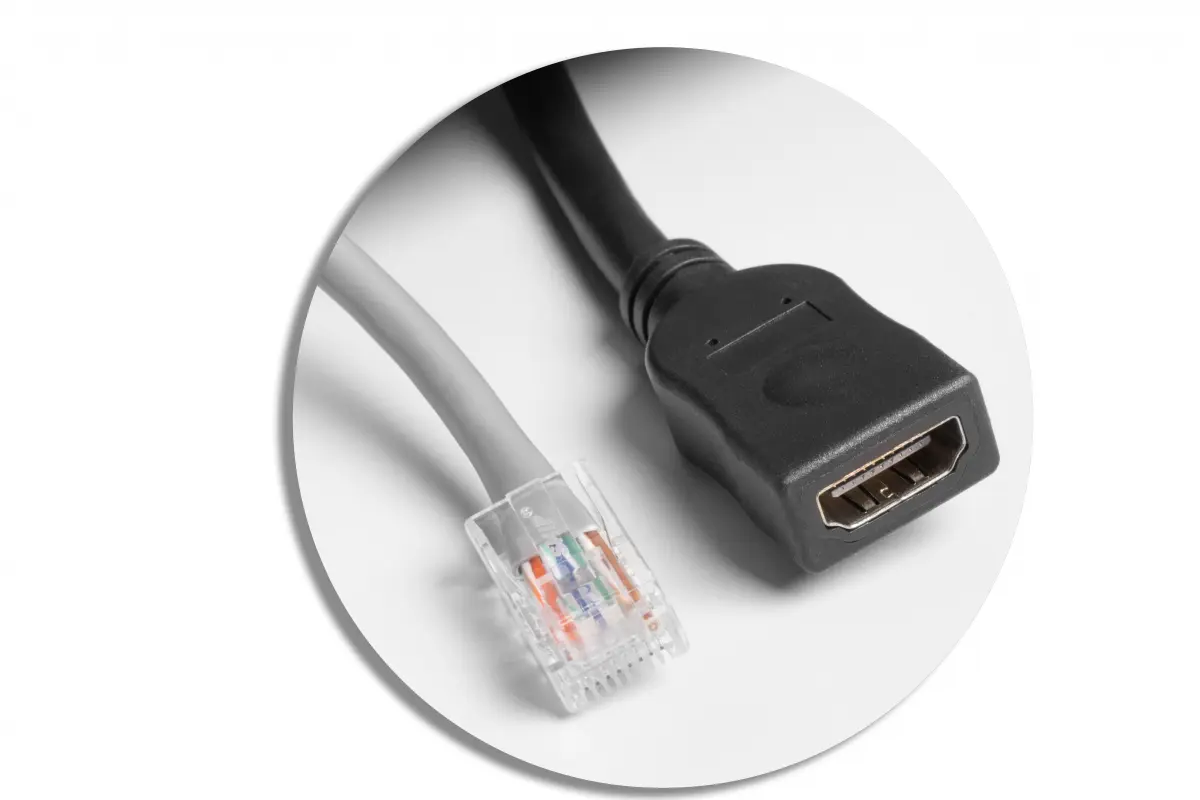 Priza incorporabila MULTISOFT 2 x Schuko, USB A + C, RJ45, HDMI, cablu 1.5 m, alb mat [10]