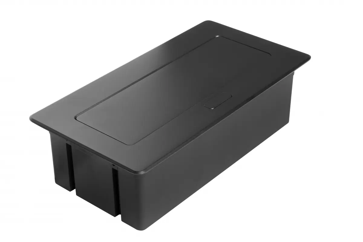Priza incorporabila MULTISOFT 2 x Schuko, USB A + C, RJ45, HDMI, cablu 1.5 m, negru [5]