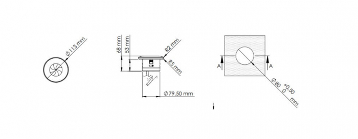 Priza incorporabila SHUTTER Schuko, alb [5]