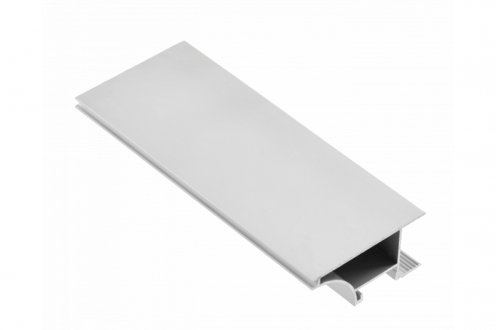 Profil aluminiu banda led GLAX pentru margine, 3 ml, pal 18 mm, gri [1]