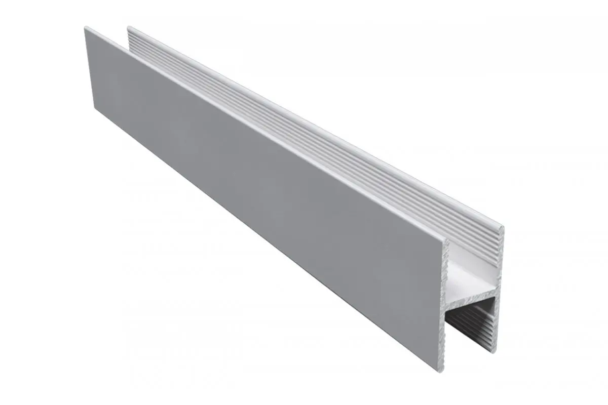 Profil H Flat Line 10/4 mm, 3 m, gri [1]