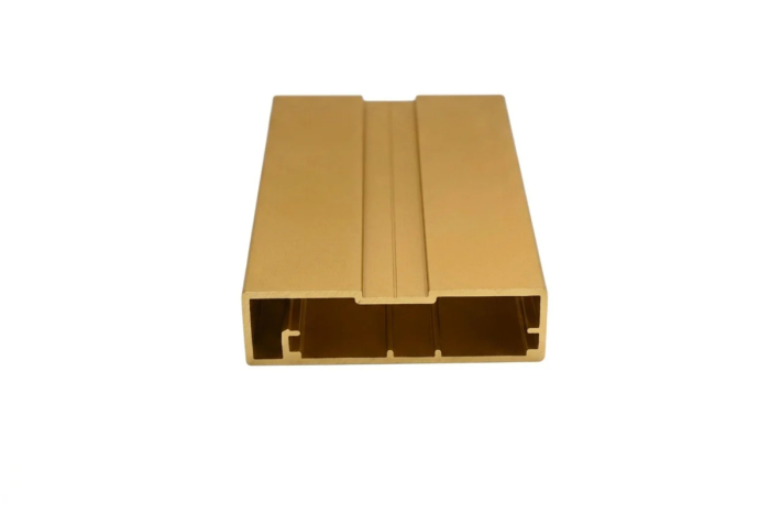 Profil H02 pentru imbinare rama S02, 14x50 mm, 3 m, auriu mat [2]