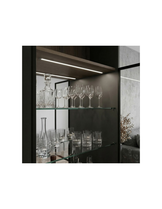 Profil LED incastrat LINEA, 24V, banda LED FREE CUT inclusa, 8W/m, 4000K, 3 m, grafit [4]