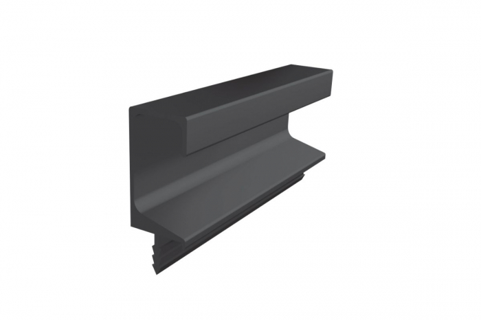 Profil maner C FE3, 3 m, negru mat [1]