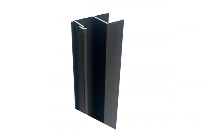 Profil maner Y STEP usa culisanta, pal 18 mm, 2.7 m, negru mat [1]