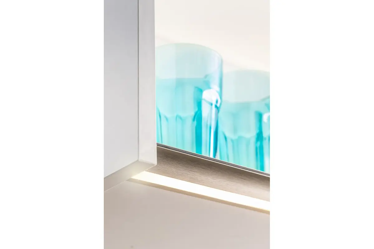 Profil maner corp suspendat GLAX, banda LED, 3 m, pal 18 mm, inox [4]