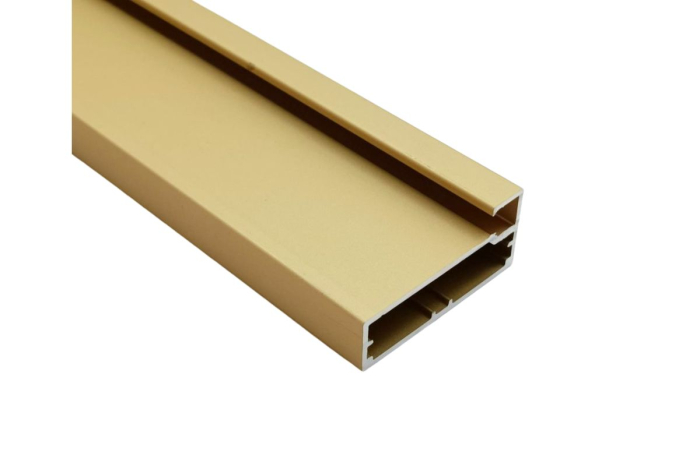 Profil (rama) aluminiu S02 usa sticla, 4 m, auriu mat [2]