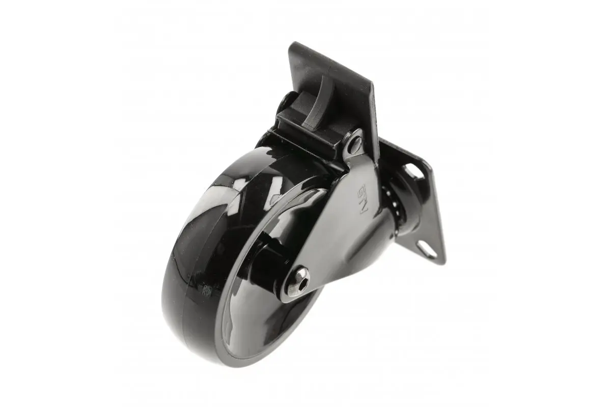 Rola cu frana CALIBRO Ø75 mm, neagra [2]