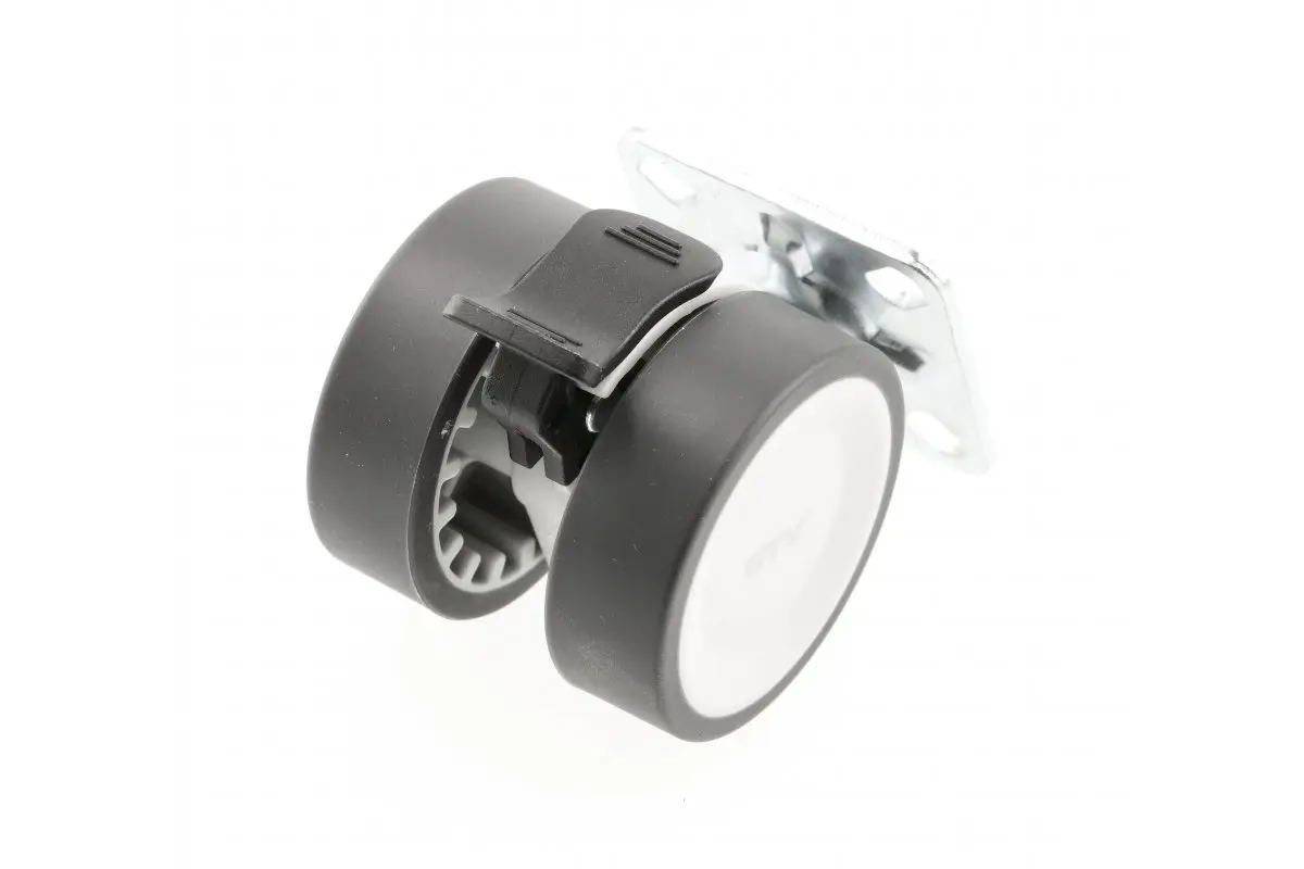 Rola cu frana CIRCO Ø50 mm, negru-gri [2]