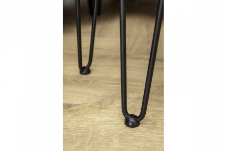 Set 4 picioare masa ARTO 2R H711 mm, negru mat [2]