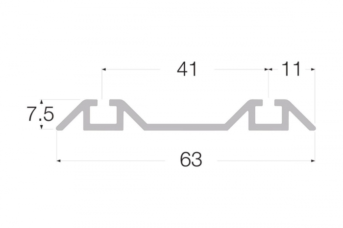 Sina dubla inferioara ADOOR PLUS & EASY, 3 m, auriu [2]