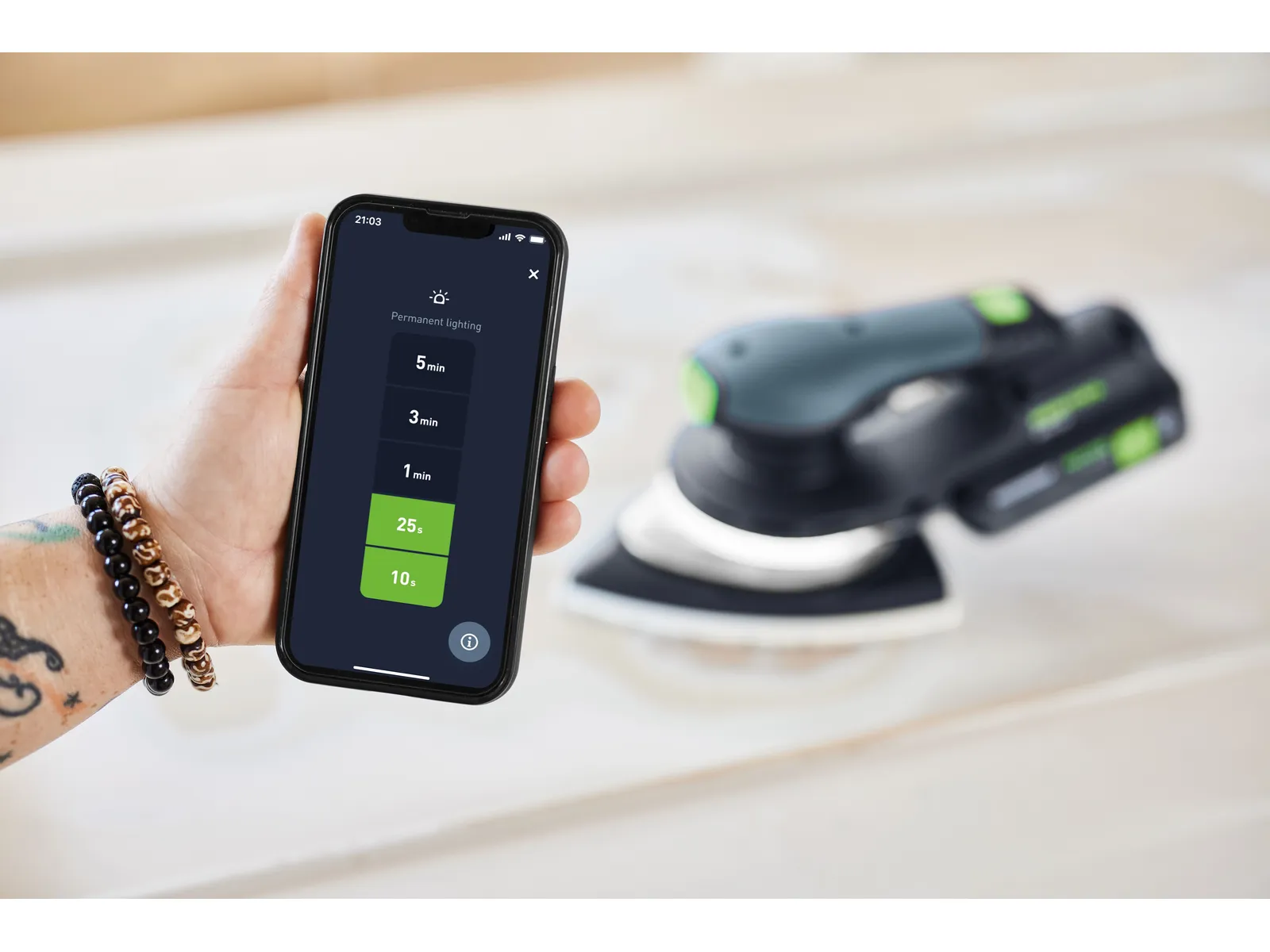 Slefuitor Delta cu acumulatori DTSC 200-Basic [4]