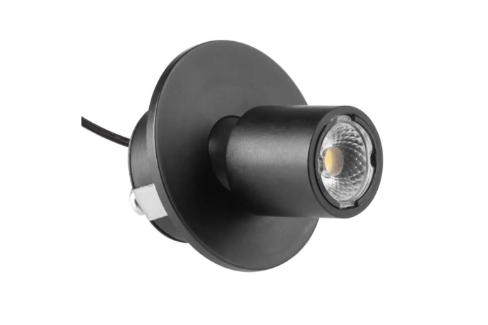 Spot LED incastrat POINT MINI, 12V, 0.5W, lumina neutra 4000K, cablu MiniAmp 2 m [1]
