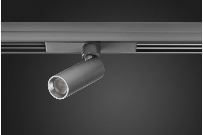 Spot TRACKO ROUND 1, 24V, 1.5W, IP20, 4000K, lumina neutra, antracit [4]