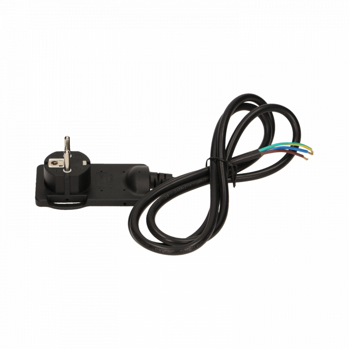 Stecher plat cu cablu 1.5 m, negru [3]