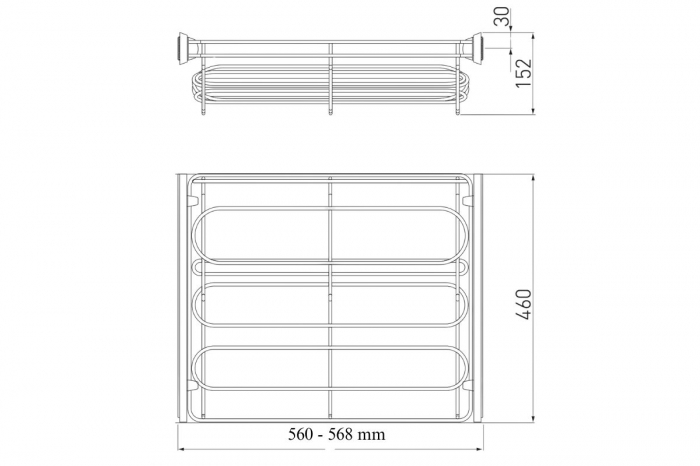 Suport pantofi SMART 600 mm, soft-close, antracit [3]