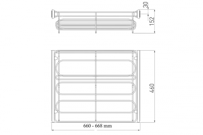 Suport pantofi SMART 700 mm, soft-close, antracit [3]