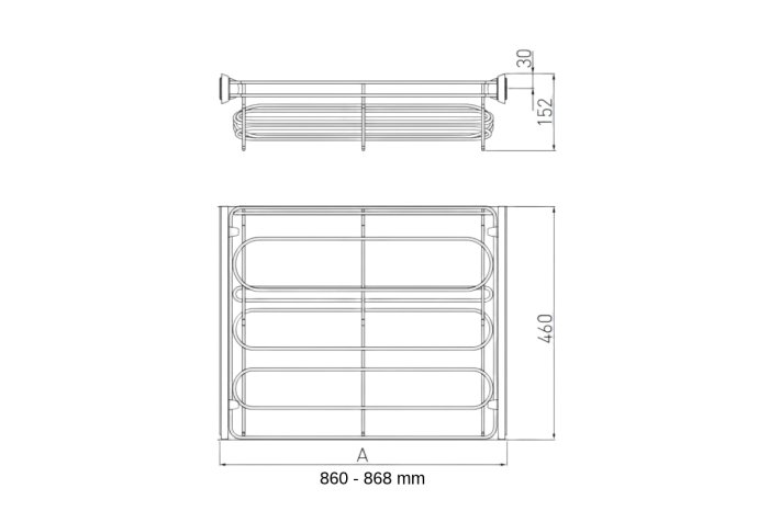 Suport pantofi SMART 900 mm, soft-close, alb [4]