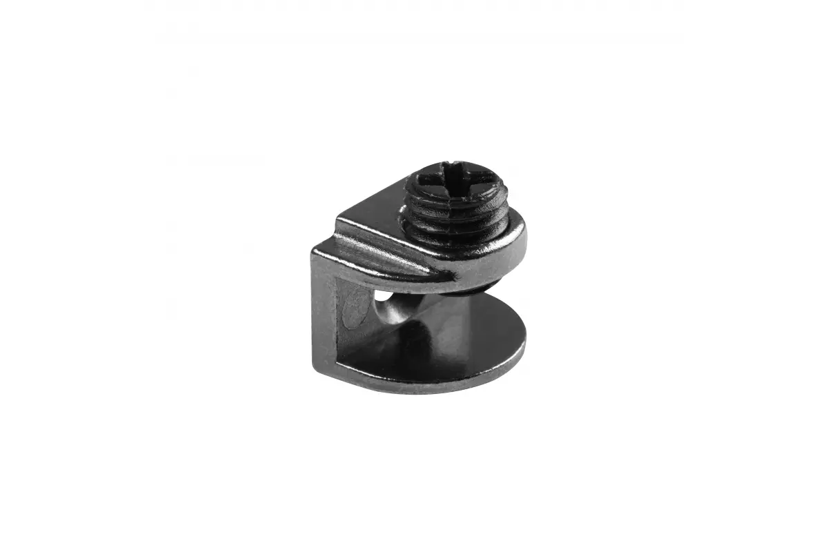 Suport polita (raft) sticla A48, 4-8 mm, negru [2]