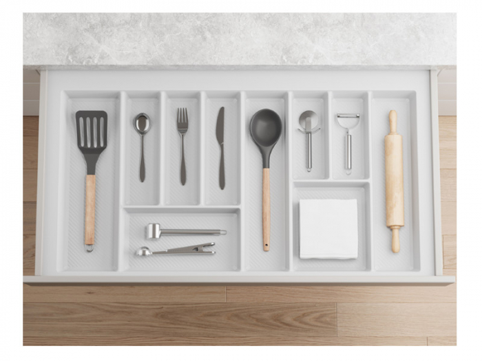 Suport tacamuri MAX 600 mm, alb [2]