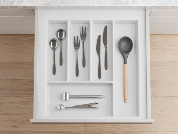 Suport tacamuri MAX 500 mm, alb [2]