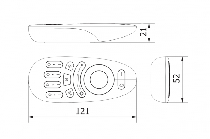 Telecomanda RGB cu 4 zone [2]