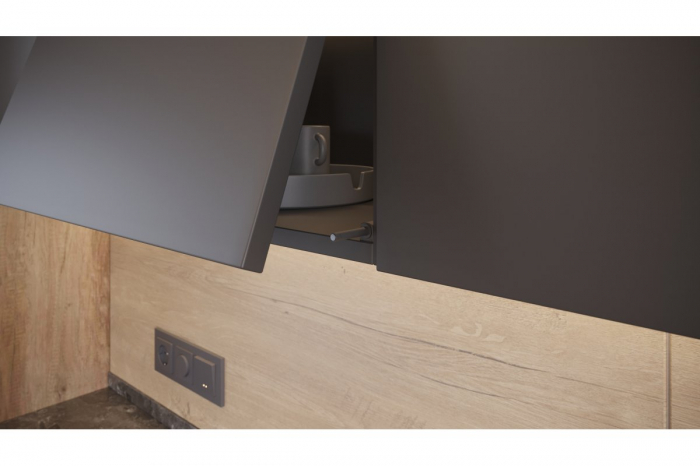 Tip-on aplicat SALTO NOVA lung, magnet, negru [2]