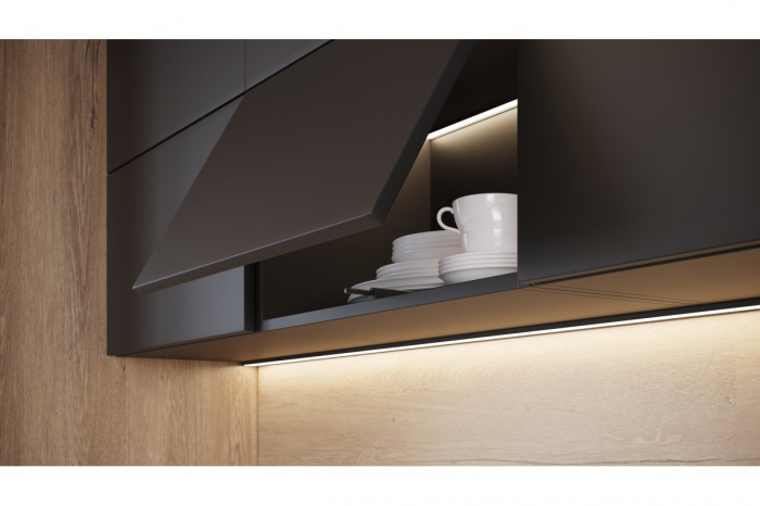 Tip-on aplicat SALTO NOVA lung, magnet, negru [3]