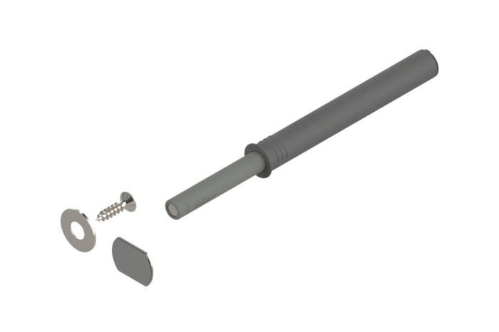 TIP-ON incastrat usa mobila, lung, magnet, gri [1]