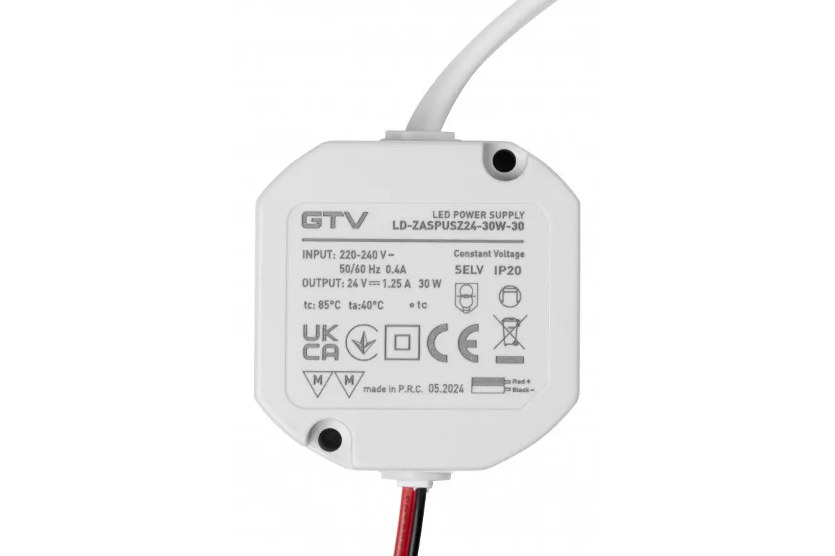 Tranformator banda LED 30W, 24V, cablu 2 m [6]